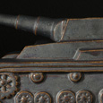 ガールズ＆パンツァー 五十鈴流家元公認 笠間焼戦車型花器