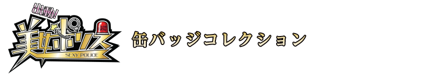 美女ポリス缶バッジコレクション