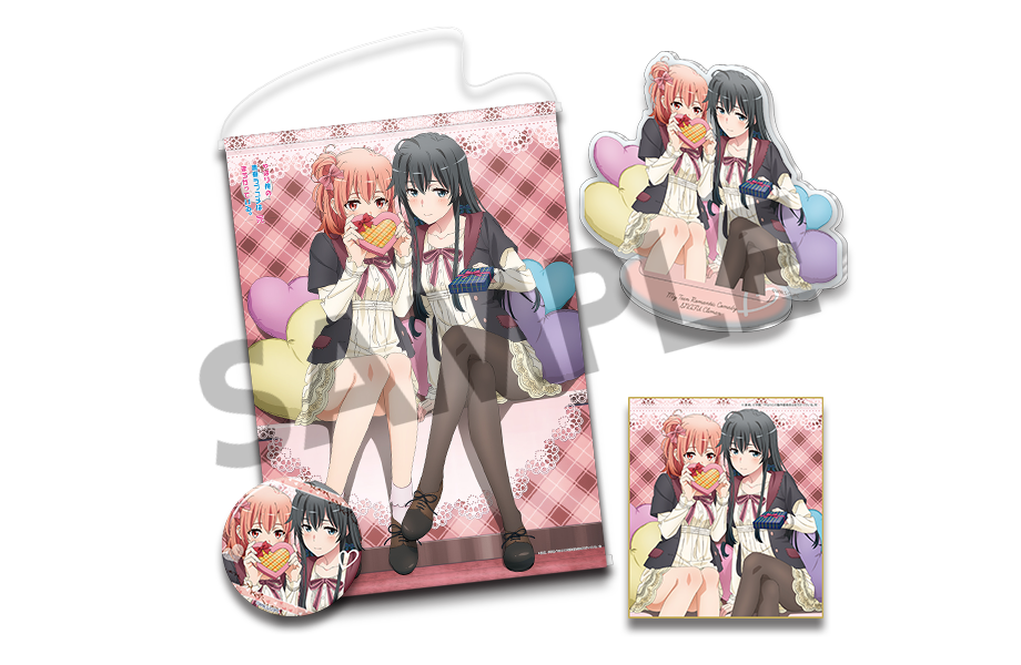 描き下ろしグッズセット 雪ノ下雪乃＆由比ヶ浜結衣  バレンタイン ver.／一色いろは  バレンタイン ver.