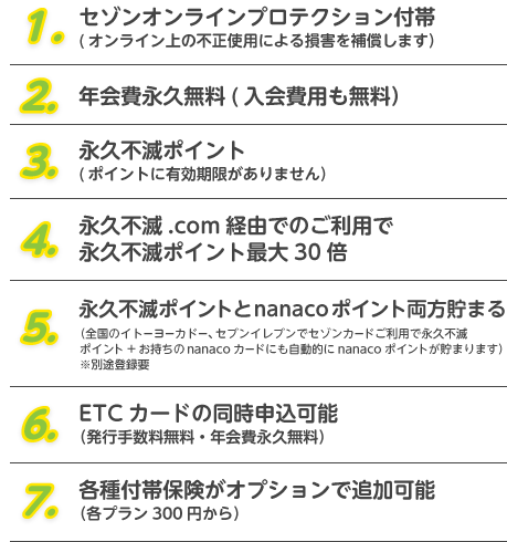 セゾンカードならネットでも安心ショッピング♪